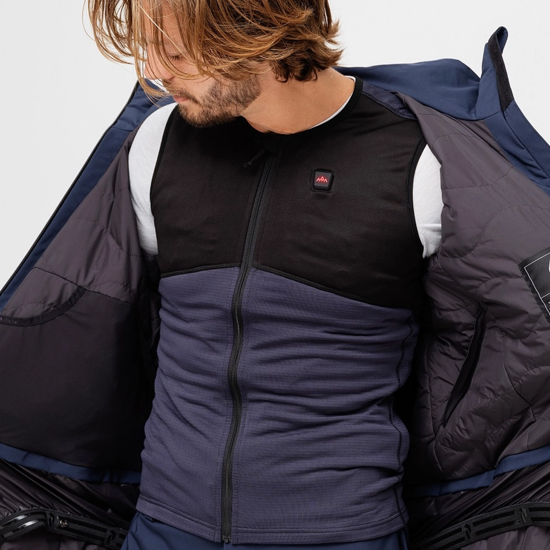 HeatX Varmevest Inderlager Unisex – Navy/Sort