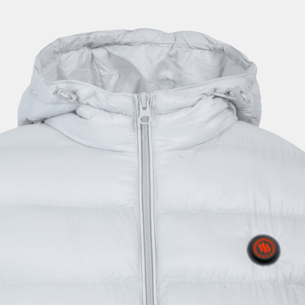 Glovii - Varmejakke Dame Lysegrå