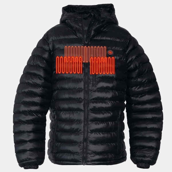 Glovii - Varmejakke Herre Sort