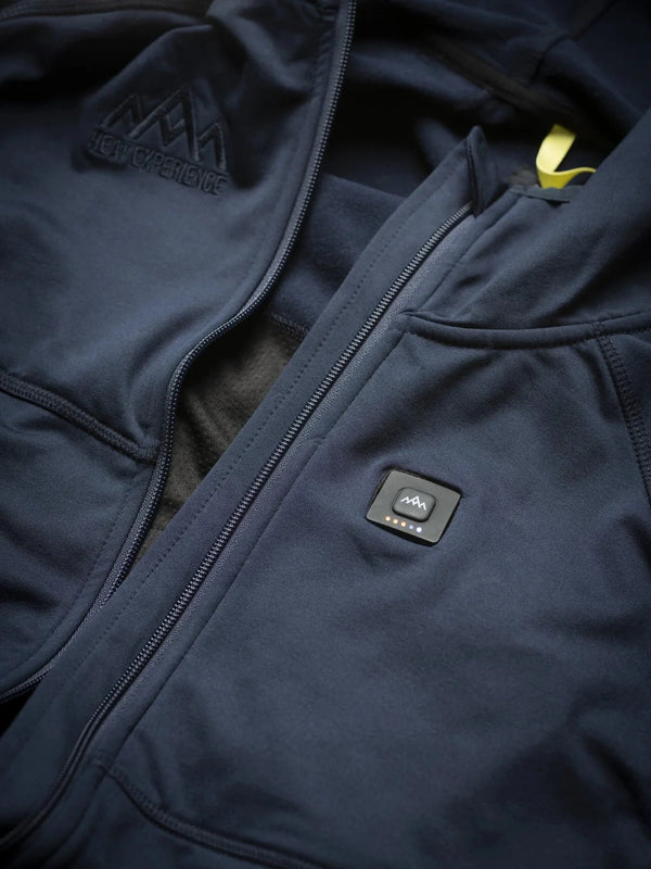 HeatX - Opvarmet Anyday Zipfleece Dame Navy/Blå