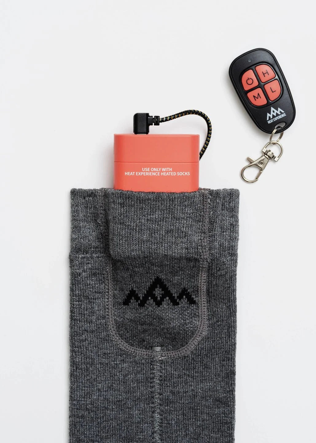 HeatX - Varmesokker Everyday Olivengrøn med Batteri