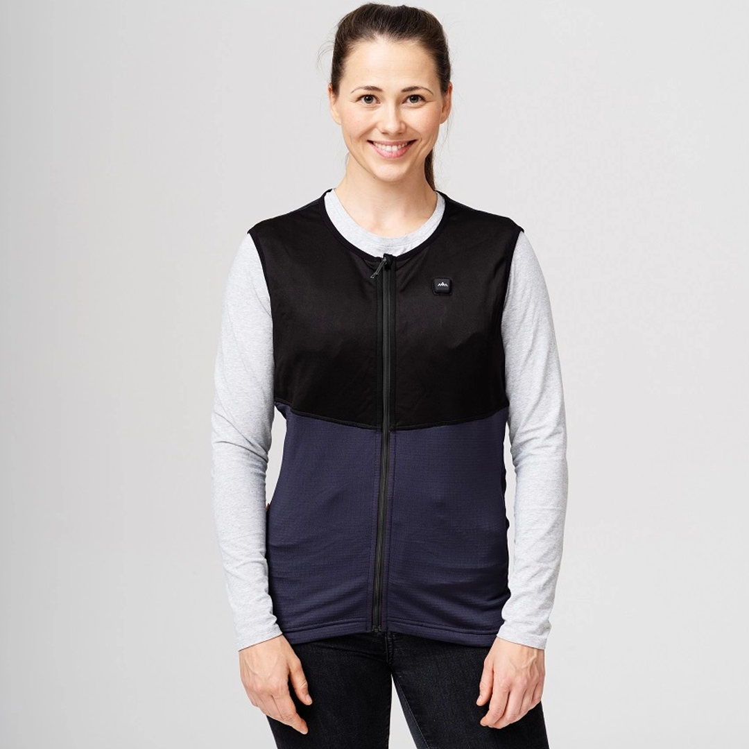 HeatX Varmevest Inderlager Unisex – Navy/Sort