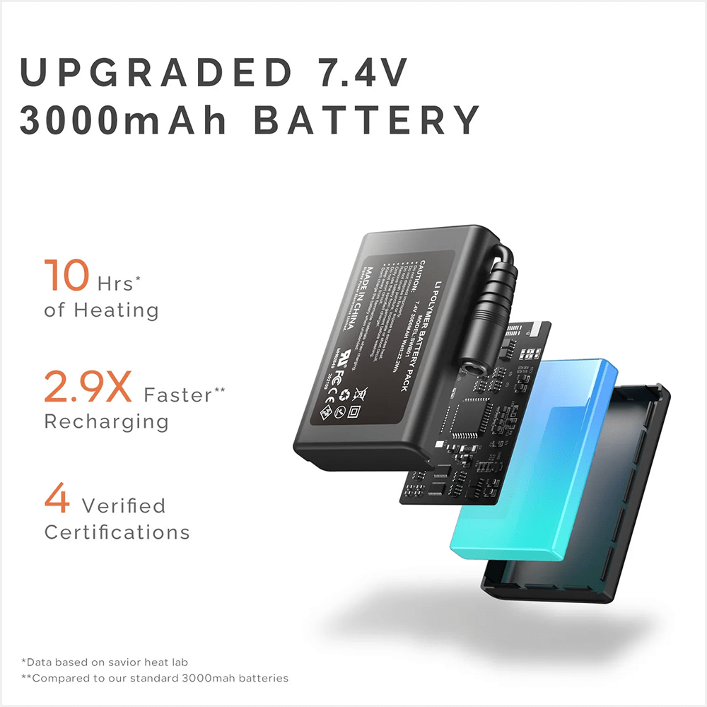 Savior Heat - Skidvotter i vandtæt læder med Bluetooth